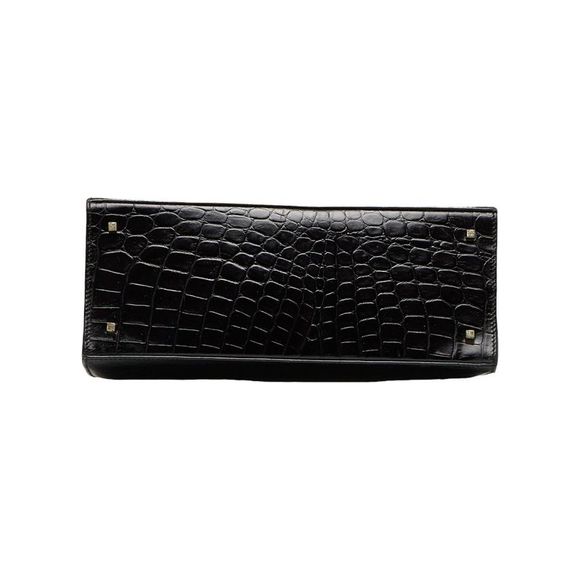 Pre Loved Salvatore Ferragamo Bow-Accented Leather Handbag - Picture 5 of 10